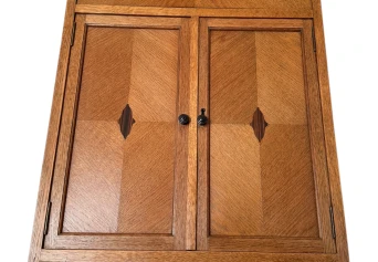 Art Deco Amsterdamse School Wall Cabinet by 't Woonhuys Amsterdam, 1920s